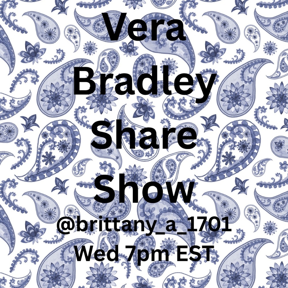 Next Show 5/6 Vera Bradley Share Show Tag List